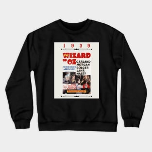 The Wizard of Oz 1939 Movie Poster Crewneck Sweatshirt